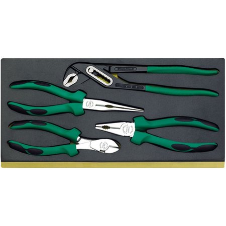 STAHLWILLE TOOLS Set of pliers i.TCS inlay No.TCS 6501-6602/4 1/3-tray4-pcs. 96838179